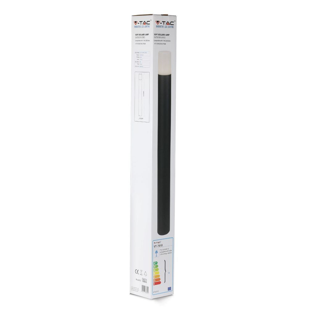 Słupek ogrodowy 800 mm GU10 / Kształt: Okrągły / Obudowa: Czarny / IP54