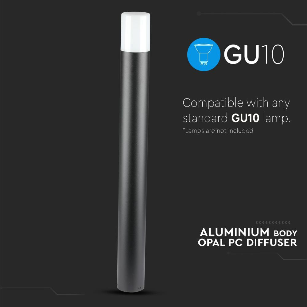 Słupek ogrodowy 800 mm GU10 / Kształt: Okrągły / Obudowa: Czarny / IP54