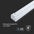 80W Belka oświetleniowa LED 182cm / Chip SAMSUNG / Barwa:4000K / 5 Lat gwarancji