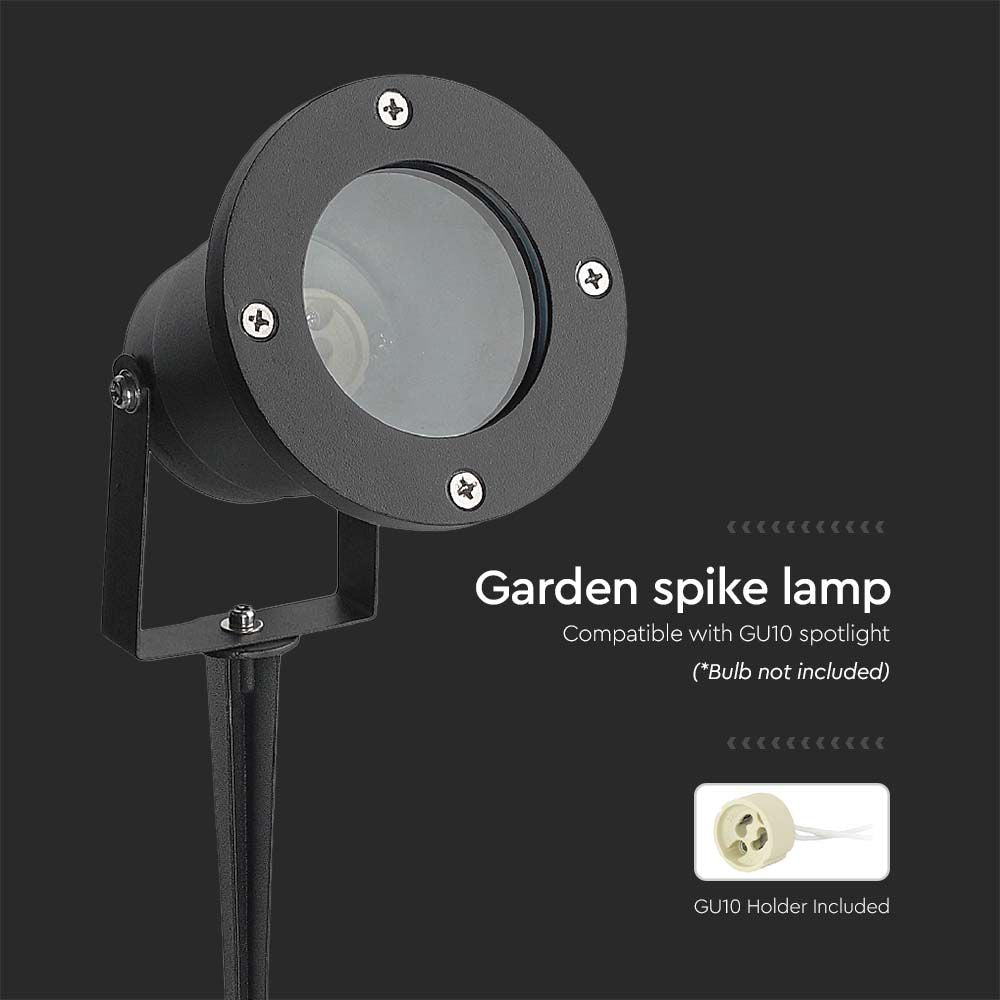 Oprawa ogrodowa SPIKE GU10 / Czarny / IP65