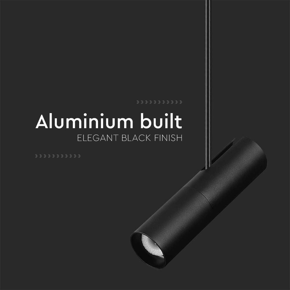 Lampa Wisząca / Trzonek:GU10 / Aluminium / Czarny