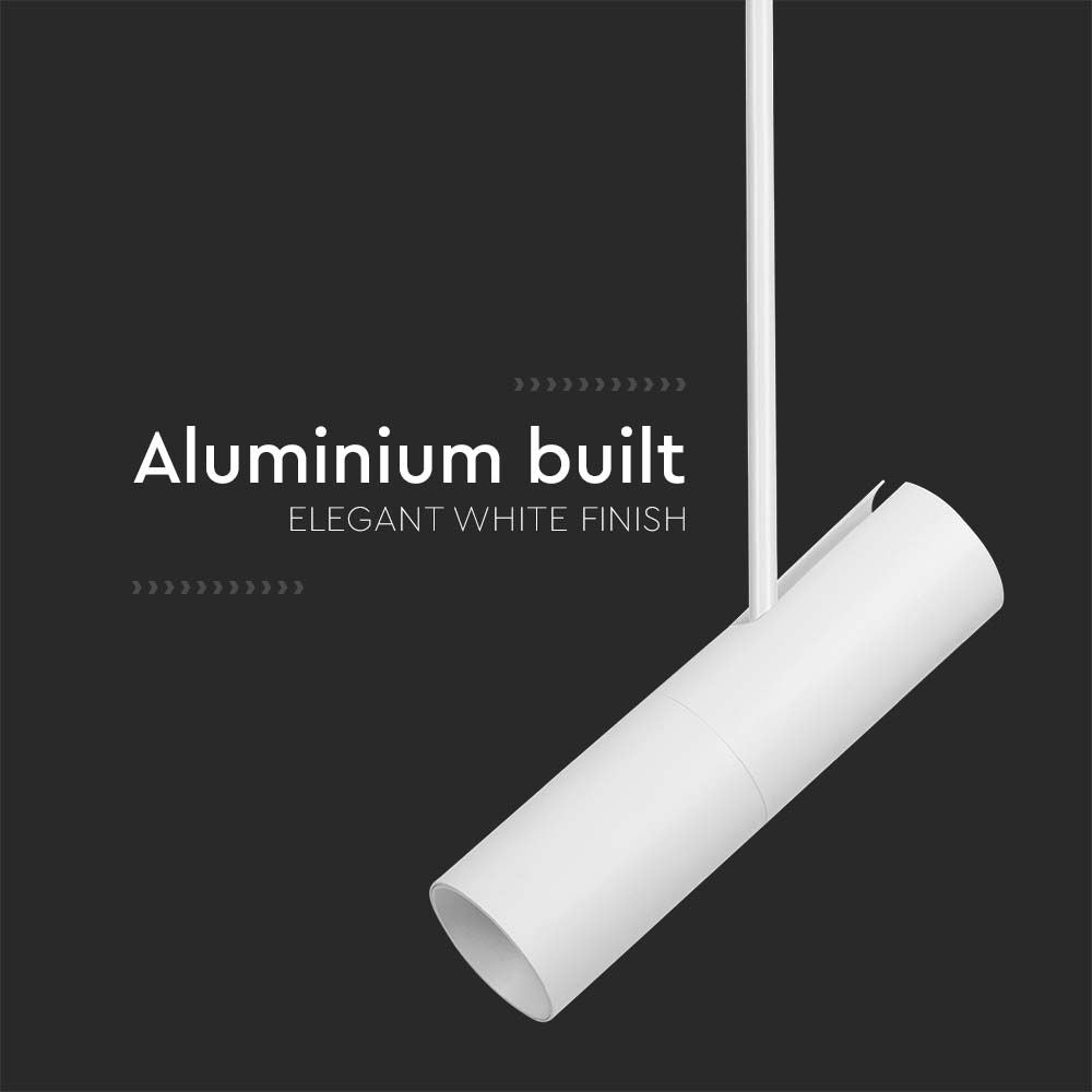 Lampa Wisząca / Trzonek:GU10 / Aluminium / Biały