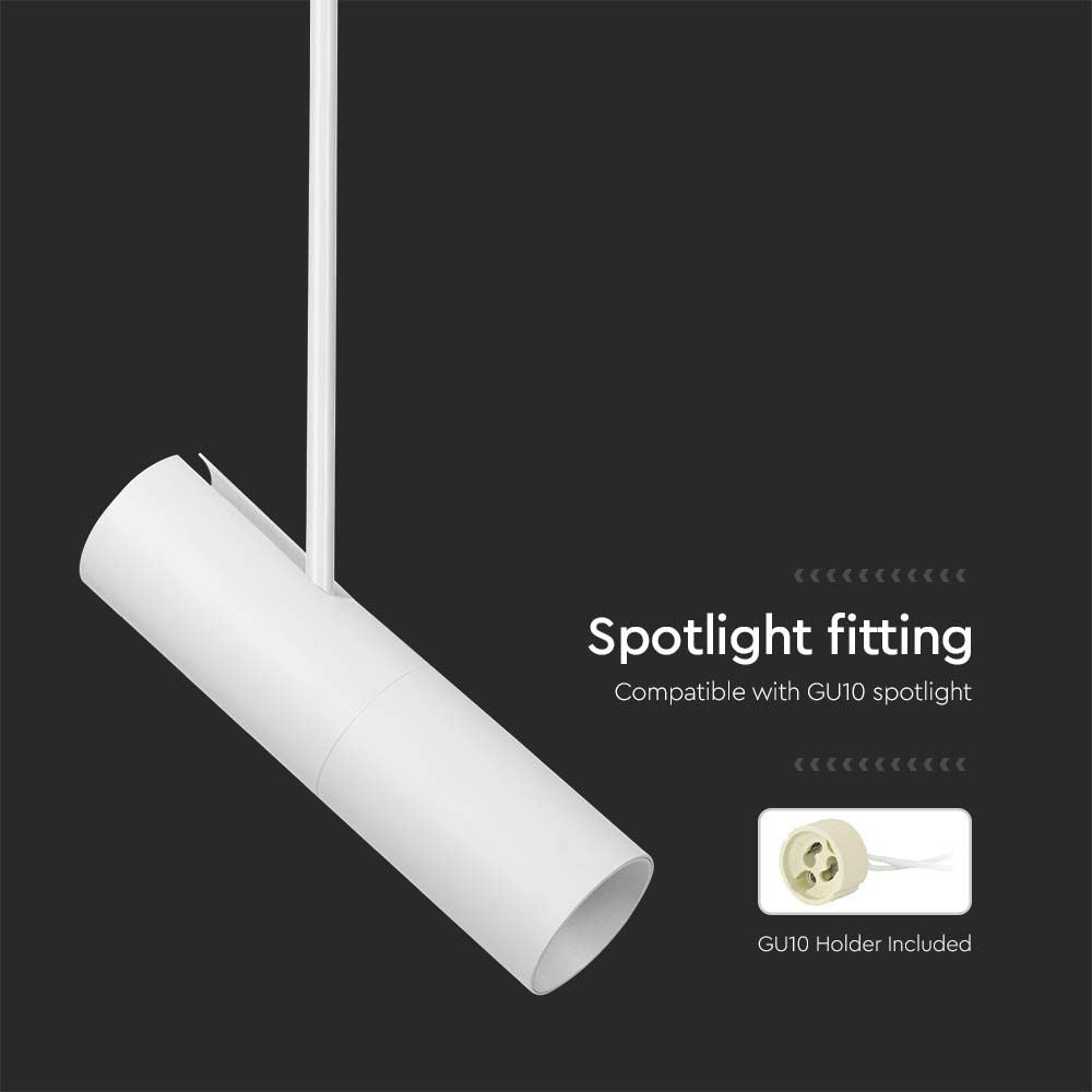 Lampa Wisząca / Trzonek:GU10 / Aluminium / Biały