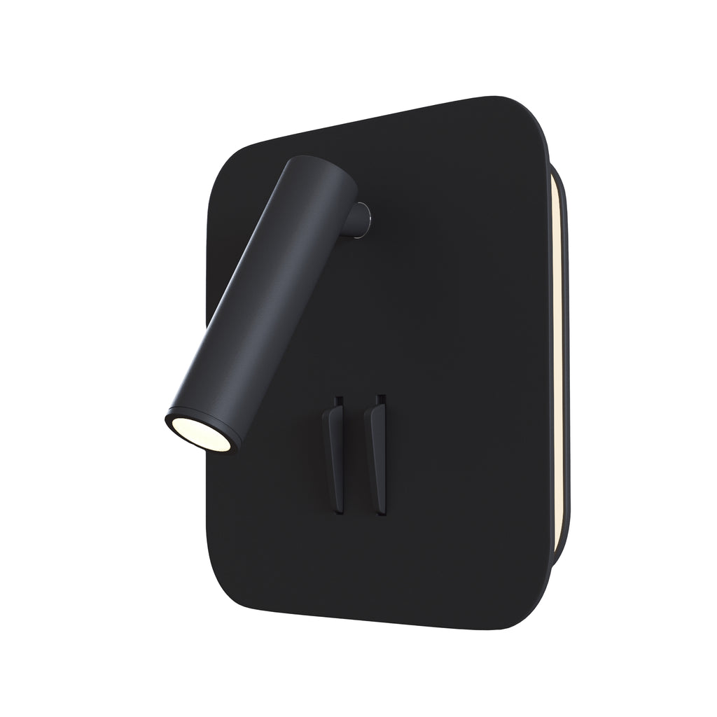 Maytoni Kinkiet Ios 176 - Aluminium - Czarny C175-WL-01-6W-B