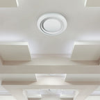30W/60W/30W Dekoracyjny plafon LED / Barwa: 3w1 / Ściemniany / Klosz z efektem gwiazdki