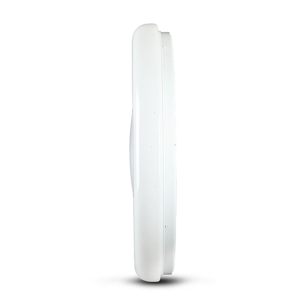 30W/60W/30W Dekoracyjny plafon LED / Barwa: 3w1 / Ściemniany / Klosz z efektem gwiazdki