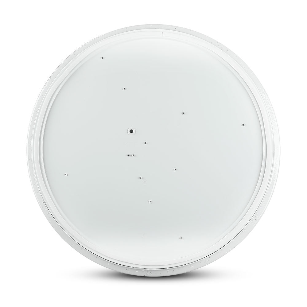 30W/60W/30W Dekoracyjny plafon LED / Barwa: 3w1 / Ściemniany / Klosz z efektem gwiazdki