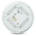 24W Plafon LED DOME / Średnica: 350 / Klosz: Efekt gwiazdek / Barwa:3w1