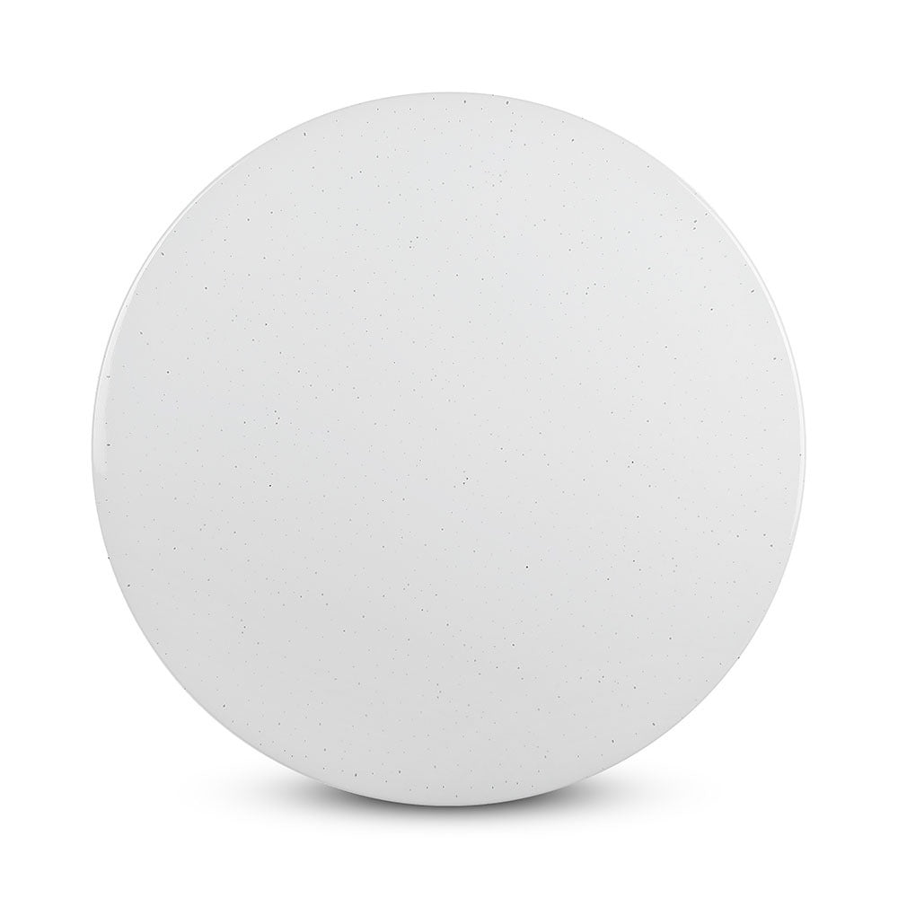 24W Plafon LED DOME / Średnica: 350 / Klosz: Efekt gwiazdek / Barwa:3w1