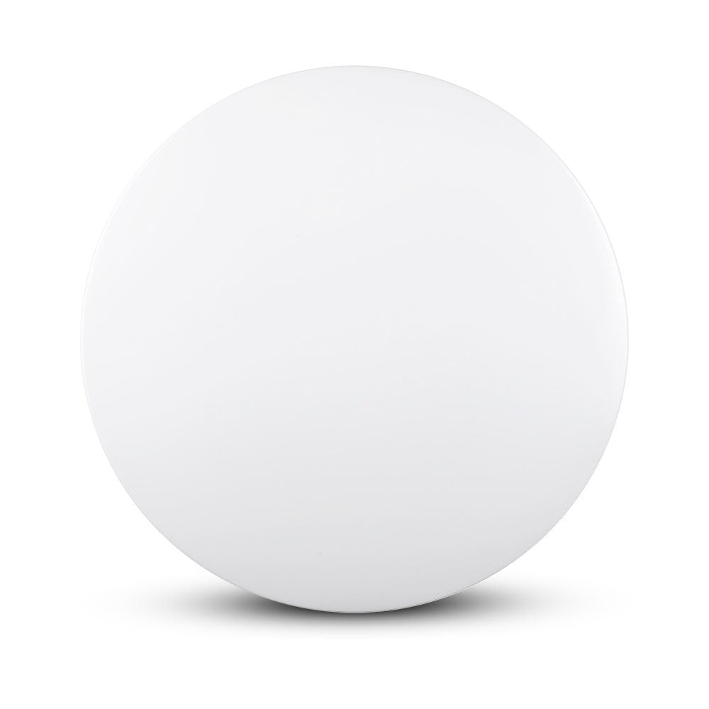 24W Plafon LED DOME / Średnica: 350 / Klosz: Mleczny / Barwa:3w1