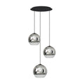 Nowodvorski Lampa wisząca GLOBE PLUS 25W only LED 50/60Hz - Szkło metalizowane - Chrom 7607