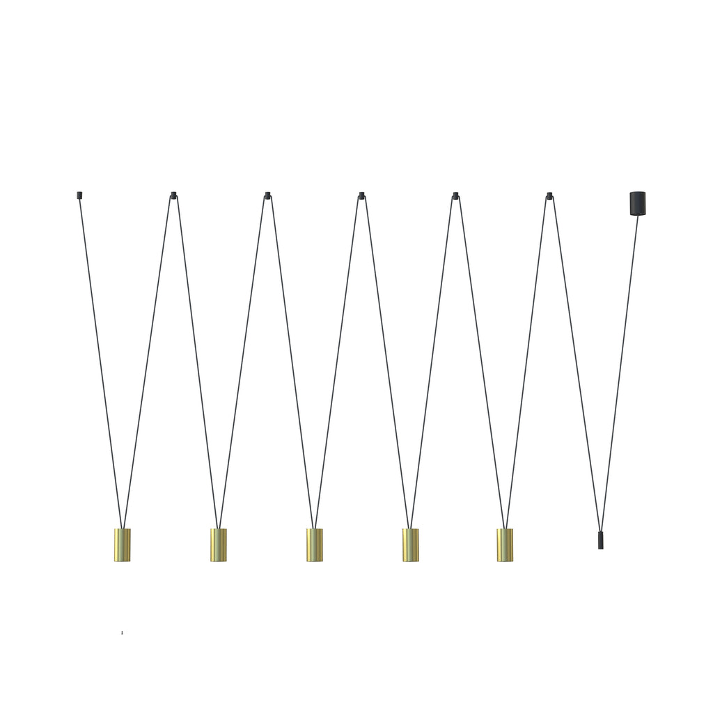 Nowodvorski Lampa wisząca MORE EYE 10W only LED 50/60Hz - Lity mosiądz - Miedziany I