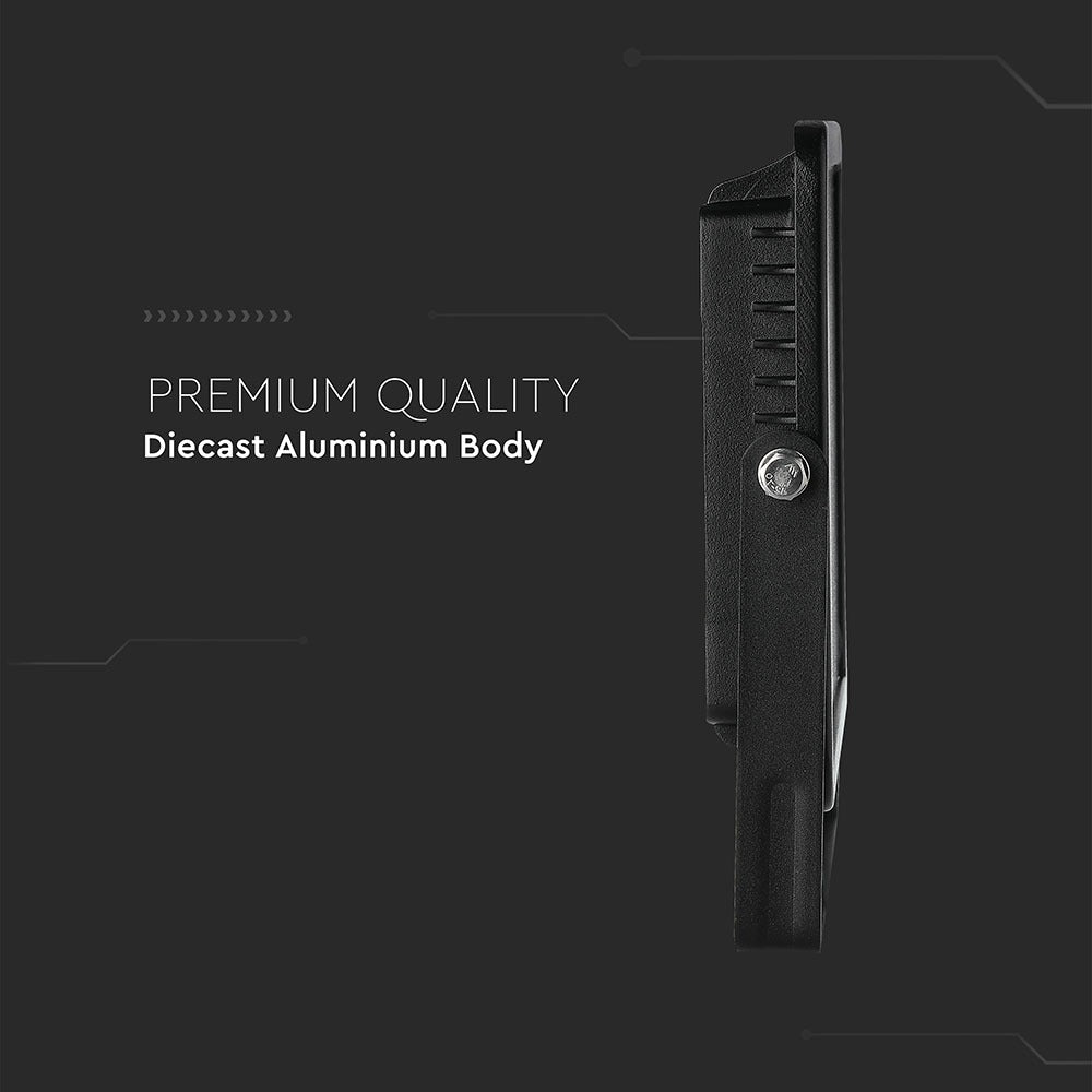 50W Naświetlacz LED SMD / Chip SAMSUNG / Barwa:6400K / Obudowa: Czarna / Wydajność: 120lm/w