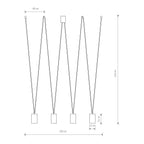 Nowodvorski Lampa wisząca MORE EYE 10W only LED 50/60Hz - Lity mosiądz - Miedziany II 7610