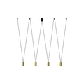 Nowodvorski Lampa wisząca MORE EYE 10W only LED 50/60Hz - Lity mosiądz - Miedziany II 7610