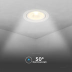 7W Oprawa wpuszczana LED / Barwa:6400K