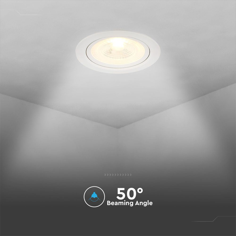 7W Oprawa wpuszczana LED / Barwa:6400K