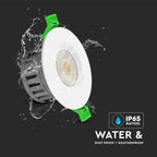 5W/8W Oprawa wpuszczana LED odporna na ogień/ Barwa:4w1 / IP65 / Ściemniana