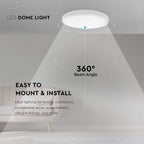 24W Plafon LED / Średnica: 295mm / Barwa:4000K / Klosz: Okrągły mleczny biała ramka / IP44