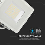 50W Naświetlacz LED SMD / Chip SAMSUNG / Barwa:4000K / Obudowa: Biała / Wydajność: 120lm/w