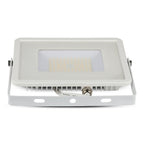 50W Naświetlacz LED SMD / Chip SAMSUNG / Barwa:6400K / Obudowa: Biała / Wydajność: 120lm/w