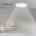 36W Plafon LED / Średnica: 350mm / Barwa:3000K / Klosz: Okrągły mleczny biała ramka / IP44