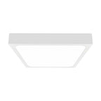 18W Plafon LED / Średnica: 225mm / Barwa:4000K / Klosz: Kwadratowy mleczny biała ramka / IP44
