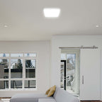 24W Plafon LED / SAMSUNG / Średnica: 295mm / Barwa:3000K / Klosz: Kwadratowy mleczny biała ramka / IP44