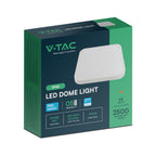 24W Plafon LED / SAMSUNG / Średnica: 295mm / Barwa:4000K / Klosz: Kwadratowy mleczny biała ramka / IP44