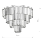 Nowodvorski Żyrandol CRISTAL L 25W only LED 50/60Hz - Kryształ - Transparentny III 7630