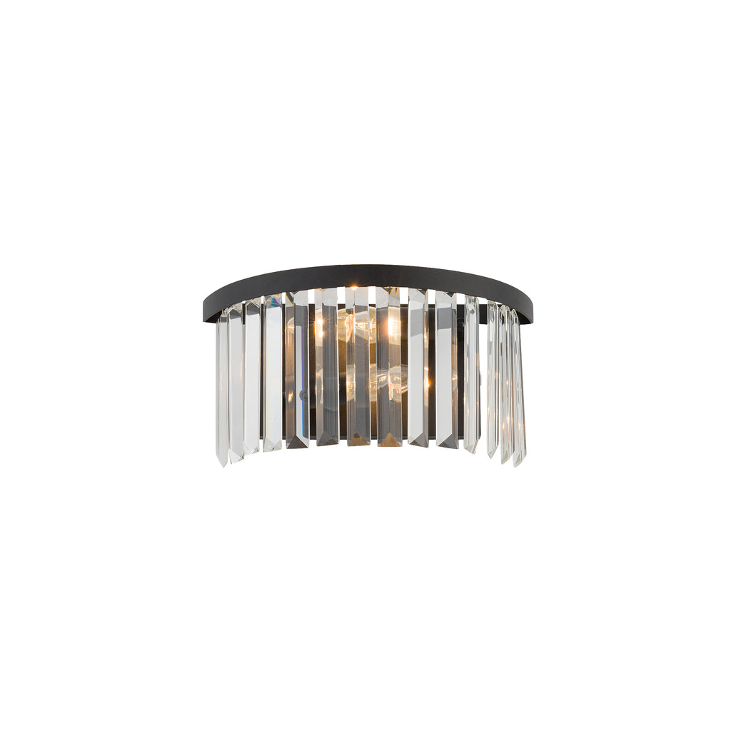 Nowodvorski Kinkiet CRISTAL 25W only LED 50/60Hz - Kryształ - Czarny, Transparentny 7633