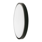 18W Plafon LED / Średnica: 225mm / Barwa:4000K / Klosz: Okrągły mleczny czarna ramka / IP44