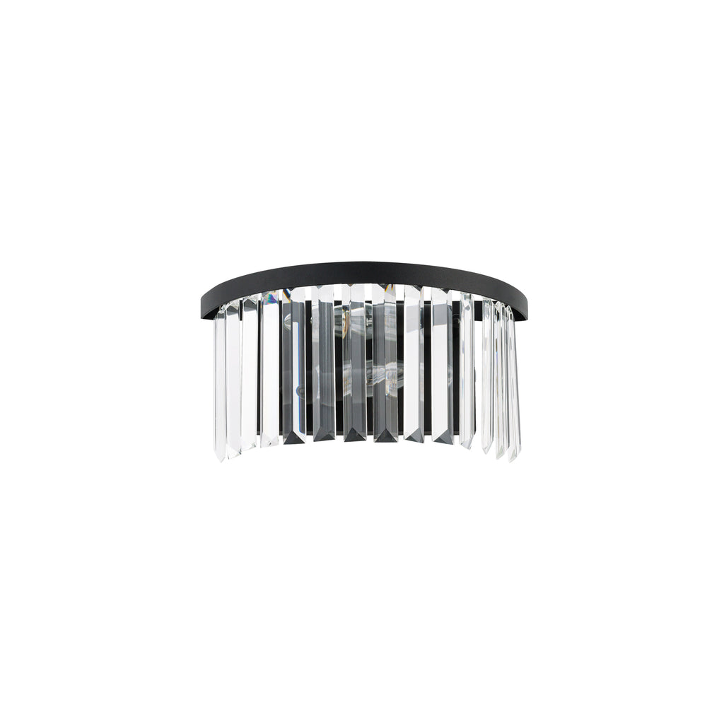 Nowodvorski Kinkiet CRISTAL 25W only LED 50/60Hz - Kryształ - Czarny, Transparentny