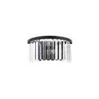 Nowodvorski Kinkiet CRISTAL 25W only LED 50/60Hz - Kryształ - Czarny, Transparentny