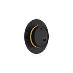 Nowodvorski Kinkiet RING LED S 7W 50/60Hz - Stal lakierowana - Czarny