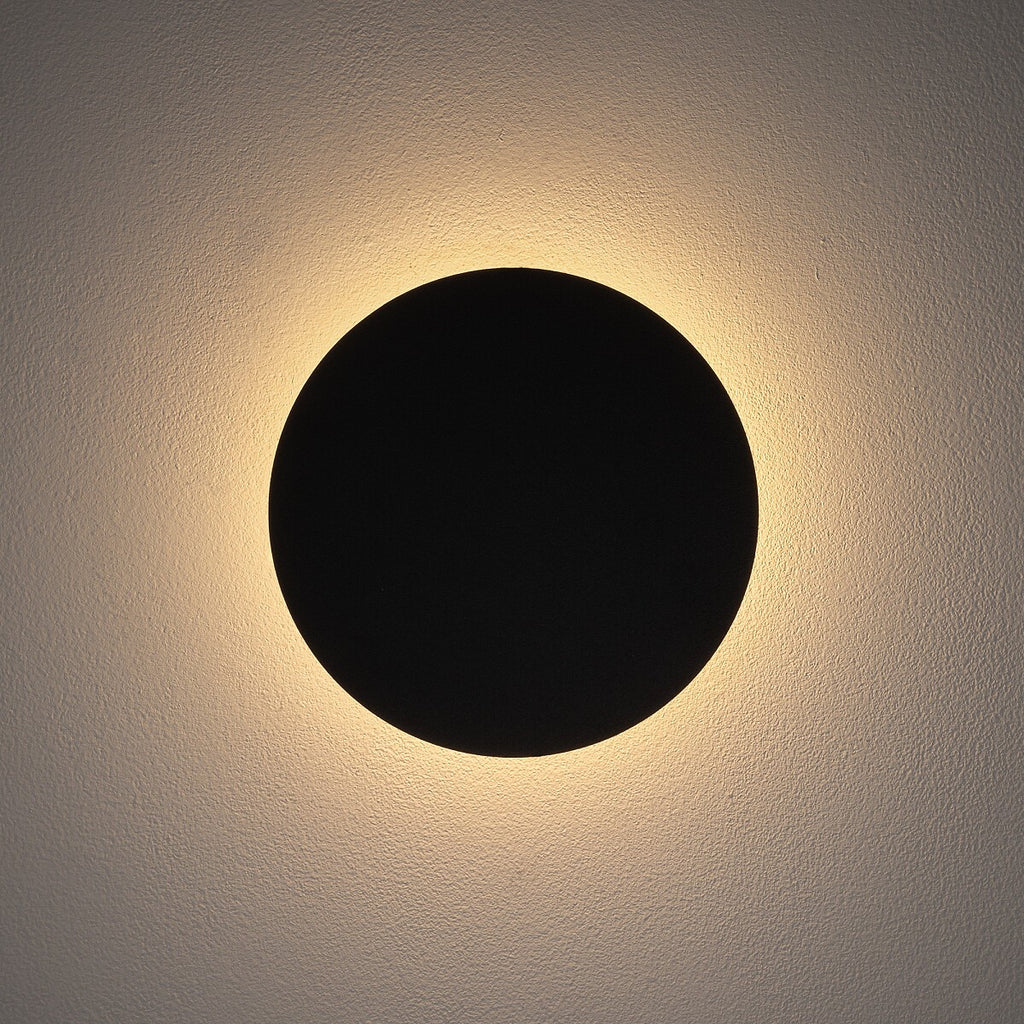 Nowodvorski Kinkiet RING LED S 7W 50/60Hz - Stal lakierowana - Czarny 7634