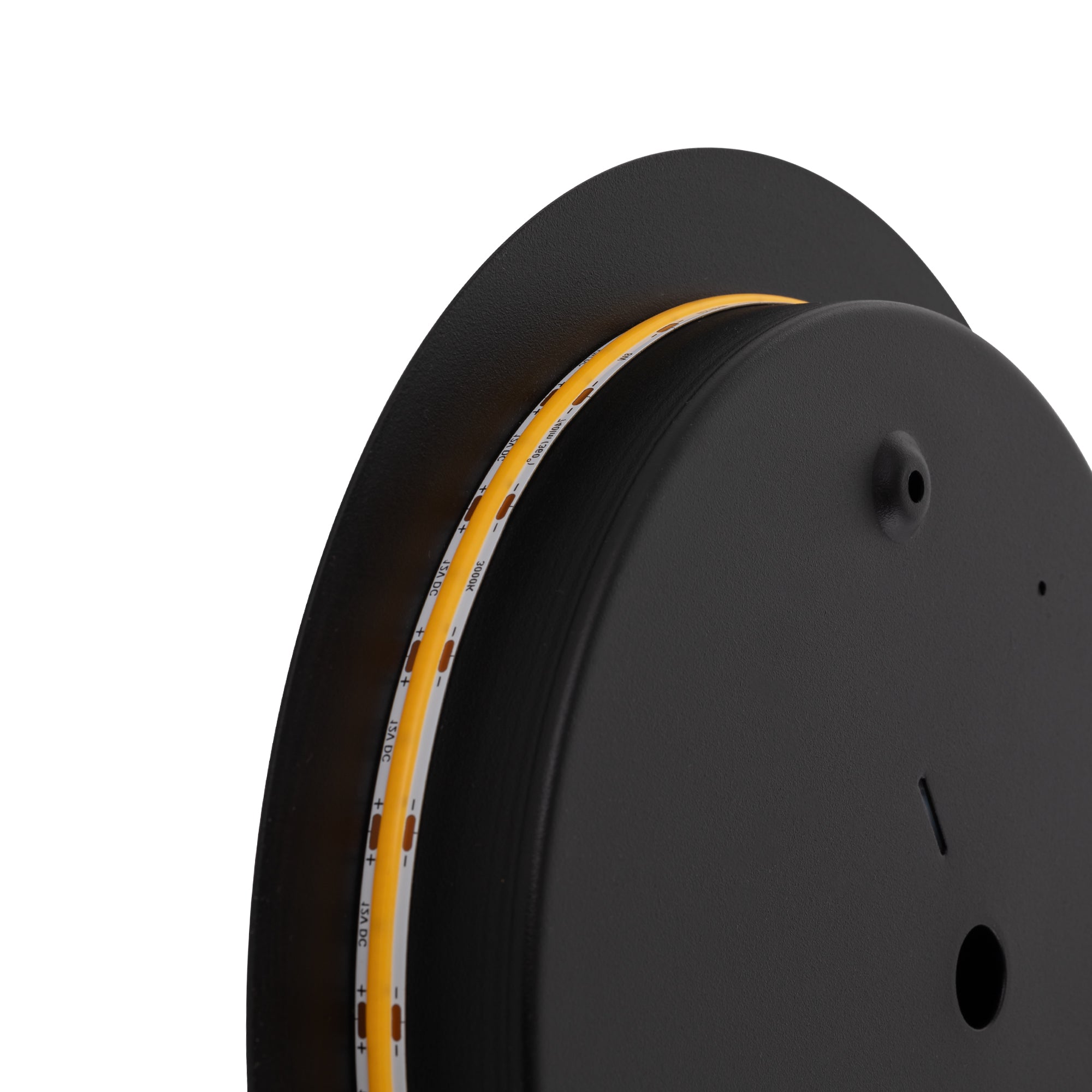 Nowodvorski Kinkiet RING LED M 10W 50/60Hz - Stal lakierowana - Czarny