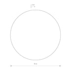 Nowodvorski Kinkiet RING LED L 13W 50/60Hz - Stal lakierowana - Czarny 7636