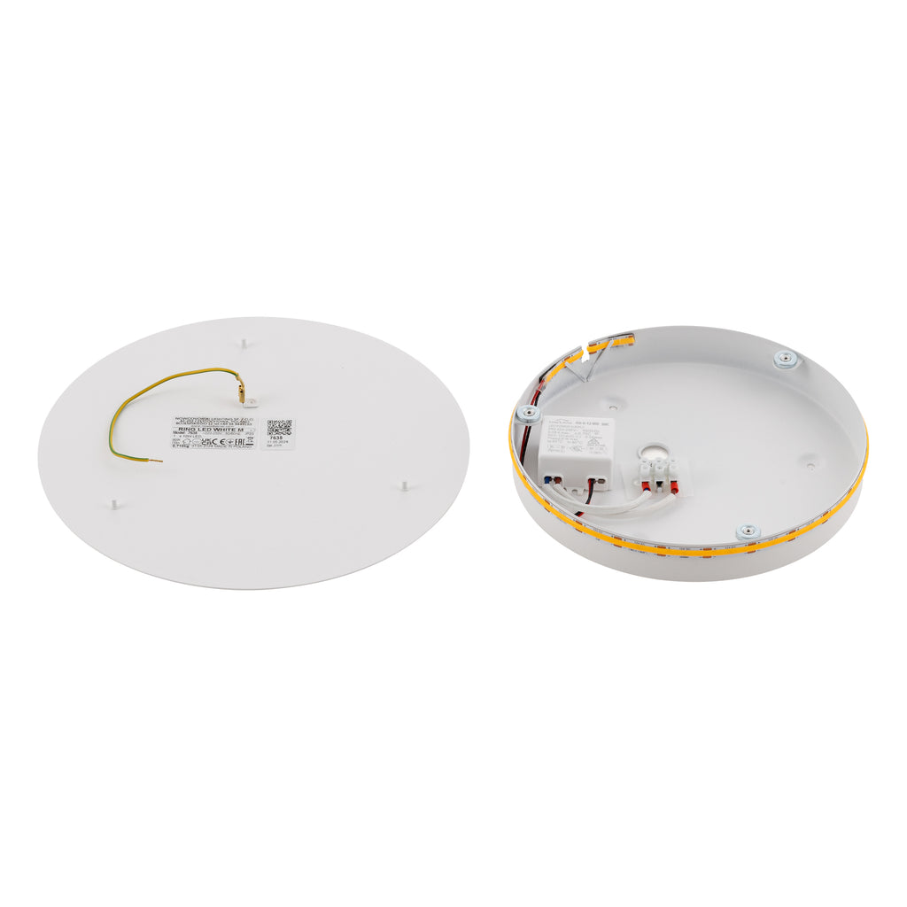 Nowodvorski Kinkiet RING LED M 10W 50/60Hz - Stal lakierowana - Biały