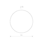 Nowodvorski Kinkiet RING LED M 10W 50/60Hz - Stal lakierowana - Biały 7638