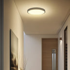 36W Plafon LED / SAMSUNG / Średnica: 350mm / Barwa:4000K / Klosz: Okrągły mleczny czarna ramka / IP44