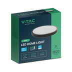 36W Plafon LED / SAMSUNG / Średnica: 350mm / Barwa:4000K / Klosz: Okrągły mleczny czarna ramka / IP44