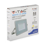 50W Naświetlacz LED SMD / Chip SAMSUNG / Barwa:4000K / Obudowa: Szara / Wydajność: 120lm/w