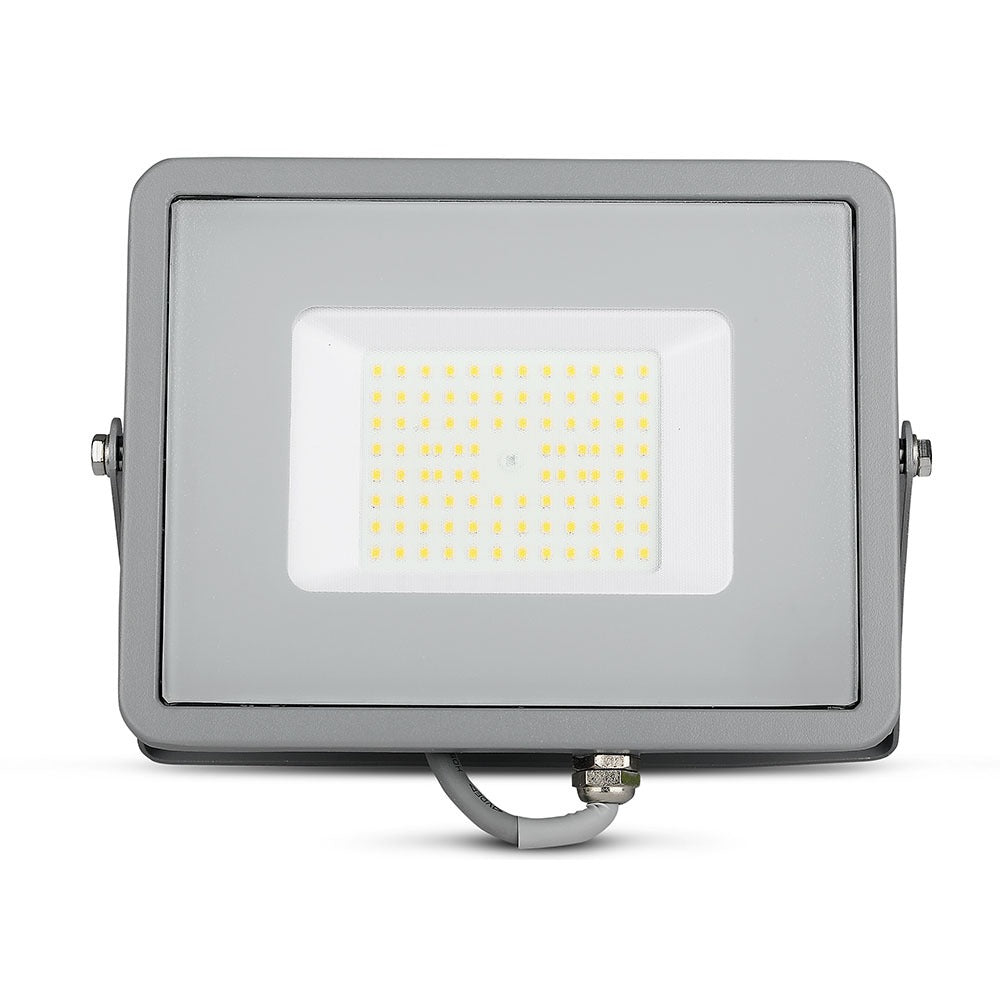 50W Naświetlacz LED SMD / Chip SAMSUNG / Barwa:4000K / Obudowa: Szara / Wydajność: 120lm/w