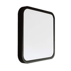 18W Plafon LED / Średnica: 225mm / Barwa:6500K / Klosz: Kwadratowy mleczny czarna ramka / IP44