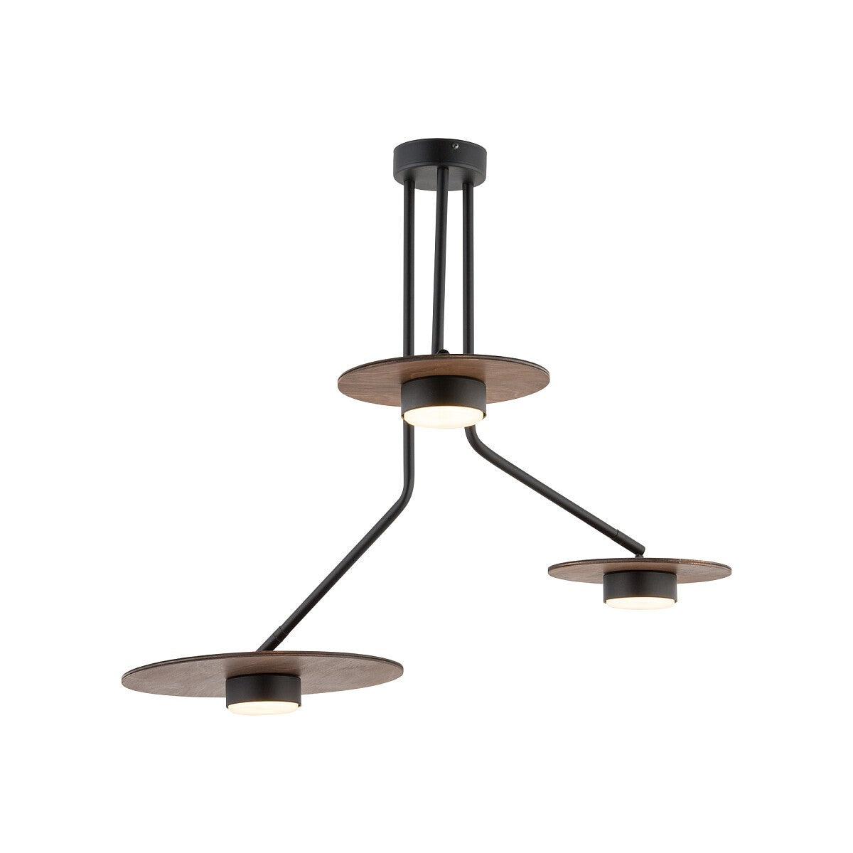 Nowodvorski Lampa przysufitowa DISK 12W only LED 50/60Hz - Stal lakierowana - Czarny 7644