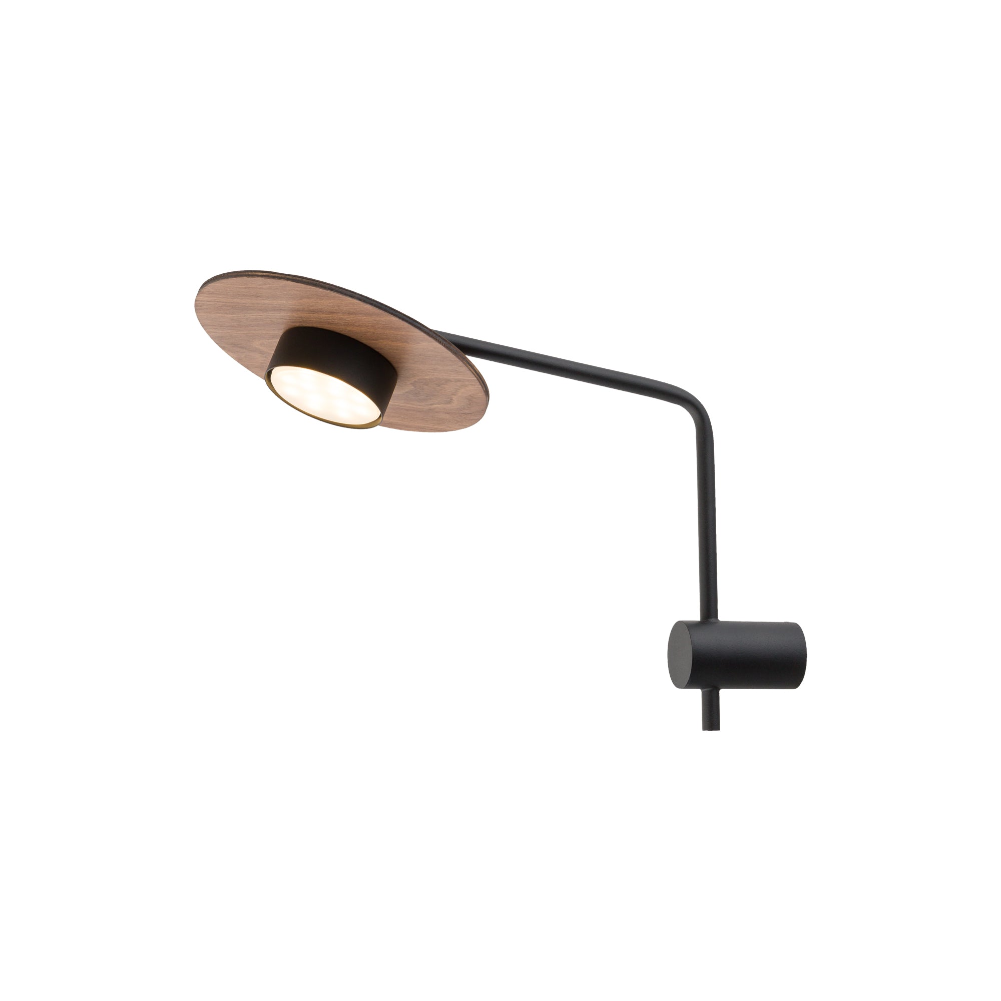 Nowodvorski Kinkiet DISK 12W only LED 50/60Hz - Stal lakierowana - Czarny 7645