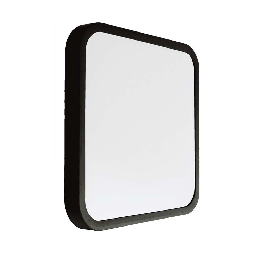 48W Plafon LED / Średnica: 420mm / Barwa:6500K / Klosz: Kwadratowy mleczny czarna ramka / IP44