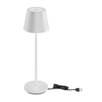 2W Lampka nocna LED zasilana bateryjnie / Ściemnianie przez dotyk / Barwa: 3000K / Obudowa: Biała