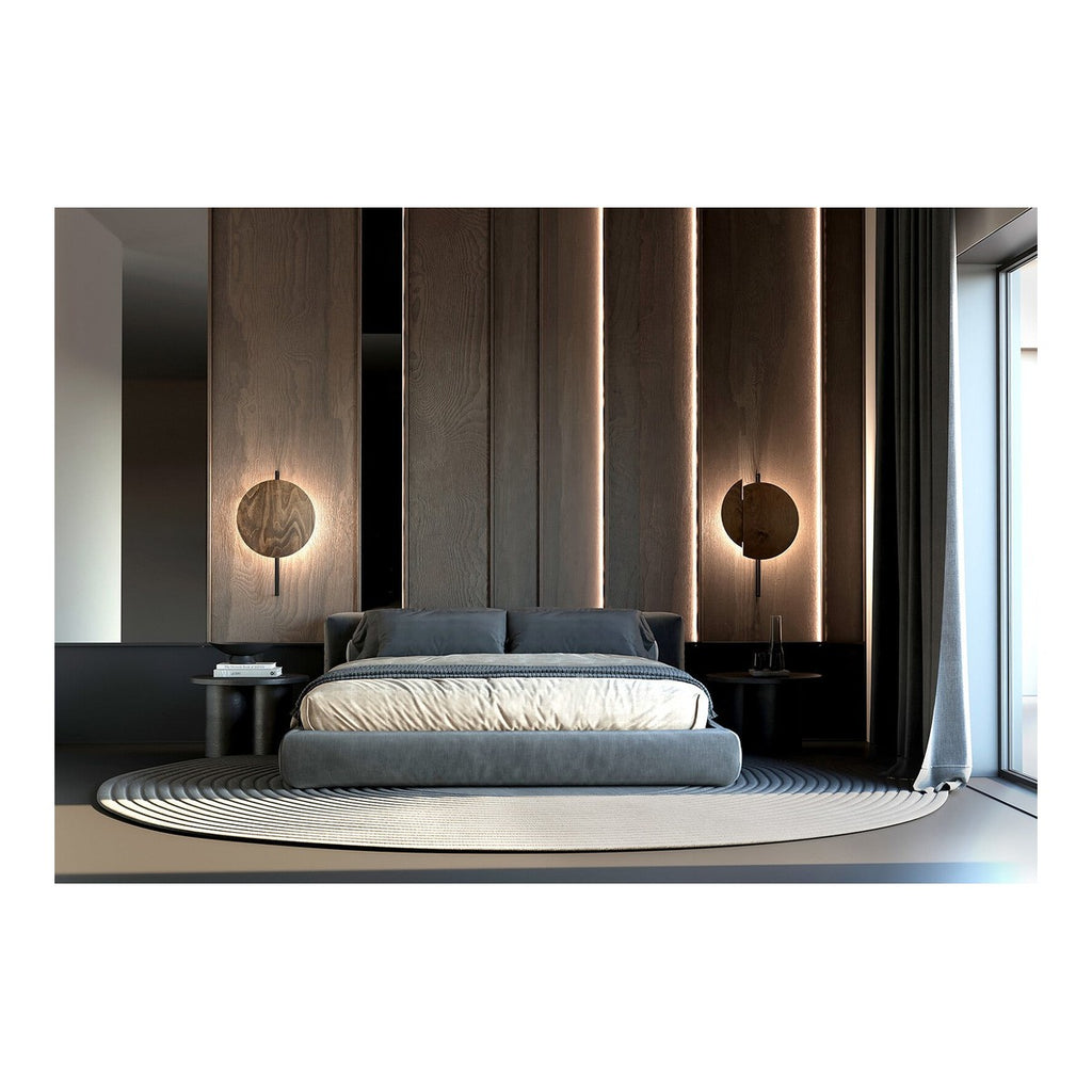 Nowodvorski Kinkiet SUNSET B 12W only LED 50/60Hz - Sklejka - Ciemne drewno 7655